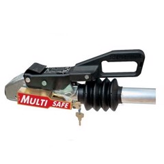 Trailerlås WINTERHOFF MultiSafe WS 3000 med nycklar, säkrar trailerens koppling.